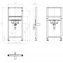 Kronenbach Plantec 2.0 KB1123331904 stelaż podtynkowy do umywalki zdj.2