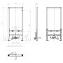Kronenbach Plantec 2.0 KB1124441904 stelaż podtynkowy do bidetu zdj.2