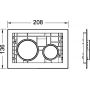 Tece Loop 9240619 przycisk spłukujący do wc zdj.2