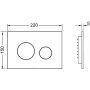 Tece Loop 9240938 przycisk spłukujący do wc zdj.2