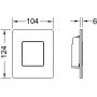 Tece Solid 9242434 przycisk spłukujący do pisuaru stal zdj.2