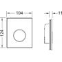 Tece Loop 9242655 przycisk spłukujący do pisuaru czarny zdj.2