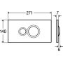Viega Visign 786977 przycisk spłukujący do wc czarny zdj.2