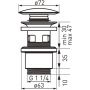 FDesign Kleome FD730443 korek do umywalki zdj.2