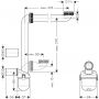 Hansgrohe 54235000 syfon do umywalki rurowy biały zdj.2