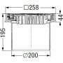 Kessel 67985 nasada z rusztem szczelinowym 25.8 cm czarny zdj.2