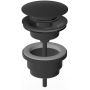 Zucchetti R97755N6 korek do umywalki czarny zdj.1