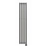 HeatQ Technology Rosendal Up PNH3HQSCBB003BH3XXOR2BL grzejnik elektryczny 150x26.6 cm czarny zdj.1