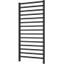 Imers Tell G01753011705 grzejnik łazienkowy drabinkowy 117x53 cm czarny zdj.1