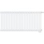Irsap Tesi 2 IRSTES205628BV grzejnik pokojowy 126x56.5 cm podłączenie dolne biały zdj.1