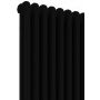 Irsap Tesi 2 IRSTES209008K15 grzejnik pokojowy 90x36 cm podłączenie dolne czarny zdj.4