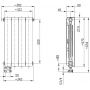 KFA Armatura ADR 76304344 grzejnik pokojowy 57x32.2 cm podłączenie dolne biały zdj.2