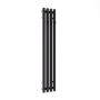 Oltens Stang 55032300 grzejnik łazienkowy dekoracyjny 120x20.5 cm czarny mat zdj.1