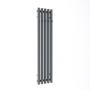 Oltens Stang 55033400 grzejnik łazienkowy dekoracyjny 120x26 cm grafit zdj.1