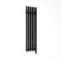 Oltens Stang 55134300 grzejnik elektryczny z grzałką 120x31.5 cm czarny mat zdj.1