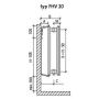 Purmo Plan Ventil Hygiene F0A2006006001300 grzejnik pokojowy 60x60 cm podłączenie dolne zdj.3