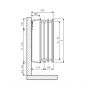 Purmo Plan Ventil Hygiene F0A3003012001300 grzejnik pokojowy 30x120 cm podłączenie dolne zdj.4