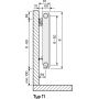 Purmo Flex FM41103018010300 grzejnik pokojowy 30x180 cm podłączenie dolne zdj.3