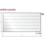 Purmo Ramo Ventil Compact F0G3309016011310 grzejnik pokojowy 90x160 cm podłączenie dolne biały zdj.2