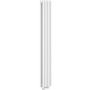 Radox Vertica Duo RXVRDBI9016M1926 grzejnik pokojowy 190x26.7 cm podłączenie dolne biały zdj.3