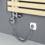 Sapho Twin Combi CP461S zestaw przyłączeniowy chrom zdj.4