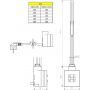 Sapho KTX KTXC400 grzałka elektryczna 400 W chrom zdj.2