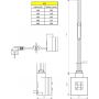 Sapho KTX KTXC800 grzałka elektryczna 800 W chrom zdj.2