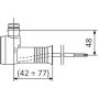 Terma Moa WEMOA06T916M grzałka elektryczna 600 W biała zdj.2