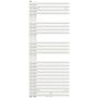 Zehnder Forma Asym LFAL12005005 grzejnik łazienkowy drabinkowy biały 116.1x49.6 cm zdj.1