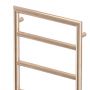 Zehnder Pera PER150050N213 grzejnik łazienkowy drabinkowy 150x50 cm beżowy/brązowy zdj.3