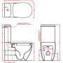 Art Ceram File 2.0 FLV0030100 miska kompakt wc biały zdj.2