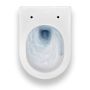 Clou InBe IB040214102 miska wc z deską wolnoopadającą wisząca bez kołnierza ze spłukiwaniem wirowym biały połysk zdj.4