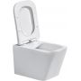 Comad Wall Hung Toilet WALLHUNGTOILETWHITEE1060A miska wc z deską wolnoopadającą wisząca bez kołnierza biały połysk zdj.7