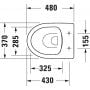 Duravit No. 1 41840900A1 zestaw miska + deska wolnoopadająca zdj.2