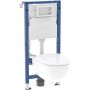 Geberit Duofix Basic 118345003 zestaw miska z deską i stelaż zdj.1