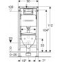 Geberit Duofix Basic 118345003 zestaw miska z deską i stelaż zdj.2