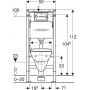 Geberit Duofix Basic 118347003 zestaw wc stelaż z miską i deską zdj.2