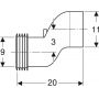 Geberit 131085111 króciec przyłączeniowy zdj.2