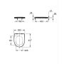 Grohe Bau Ceramic 112946SH00 deska sedesowa wolnoopadająca biała zdj.2