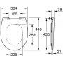 Grohe Bau Ceramic 39898000 deska sedesowa wolnoopadająca biała zdj.2
