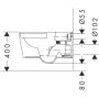 Hansgrohe EluPura S 60343450 miska wc wisząca bez kołnierza ze spłukiwaniem wirowym biały połysk zdj.3