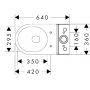 Hansgrohe EluPura S 61163450 miska kompakt wc biały zdj.2