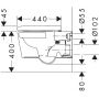 Hansgrohe EluPura S 61186450 miska wc z deską wolnoopadającą wisząca bez kołnierza ze spłukiwaniem wirowym biały połysk zdj.3