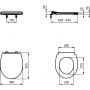 Ideal Standard Tirso E335601 deska sedesowa wolnoopadająca biała zdj.2