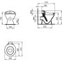 Ideal Standard Contour 21 K761901 miska wc stojąca biały połysk zdj.2