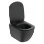 Ideal Standard Tesi T3546V3 miska wc z deską wolnoopadającą wisząca bez kołnierza czarny zdj.3
