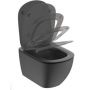 Ideal Standard Tesi T3546V3 miska wc z deską wolnoopadającą wisząca bez kołnierza czarny zdj.4