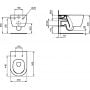 Ideal Standard Blend Curve T374901 miska wc zdj.2