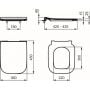 Ideal Standard I Life B T500301 deska sedesowa wolnoopadająca biała zdj.2