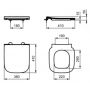 Ideal Standard T532901 deska sedesowa wolnoopadająca biała zdj.2